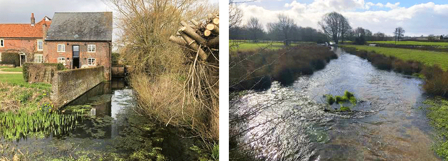 Irish Weir just upstream of Redbourn Road (near Bow Bridge)