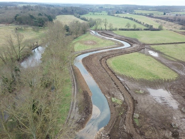 New river channel excavaction