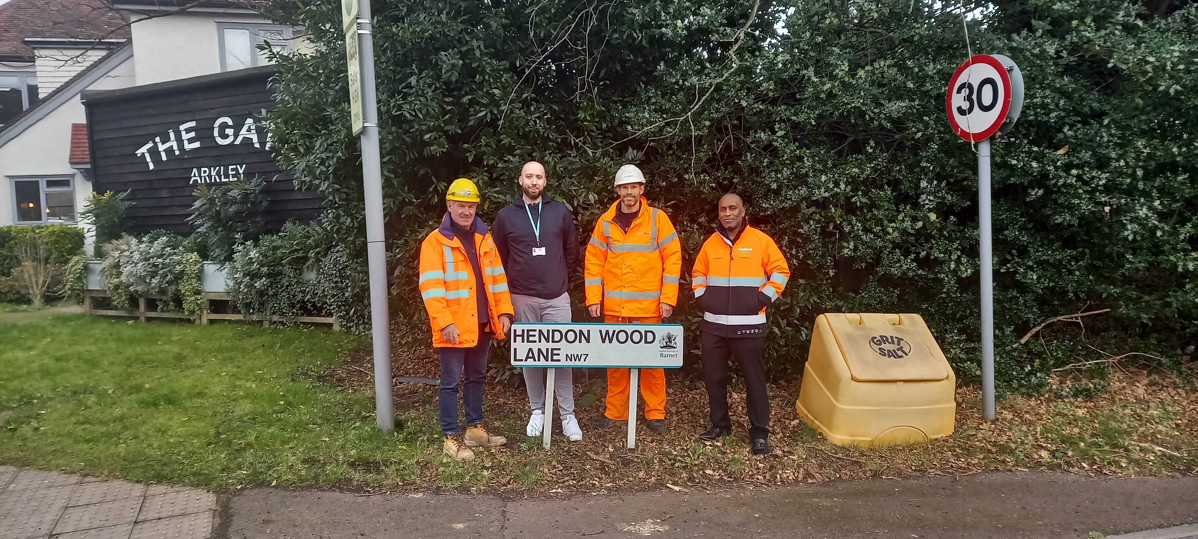 Team at Hendon Wood Lane