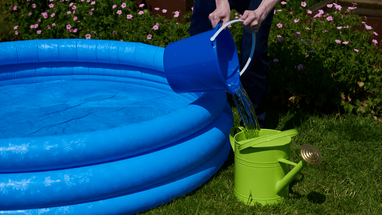 reusing paddling pool water