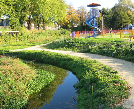 Manor Road Park after the improvements