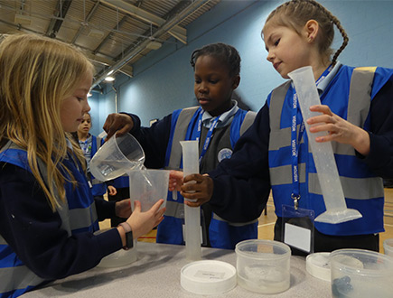 Sixth Form students from Barnwell School in Stevenage
