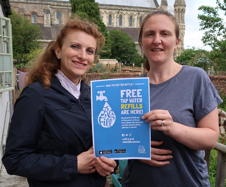 Lina and Julie from the George Street Canteen in St.Albans